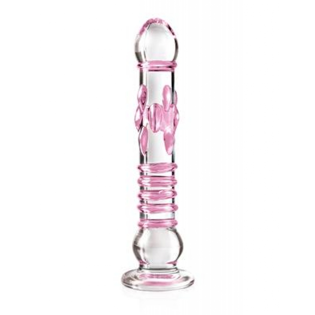 Icicles No 6 Glass Massager - Pink