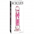 Icicles No 6 Glass Massager - Pink