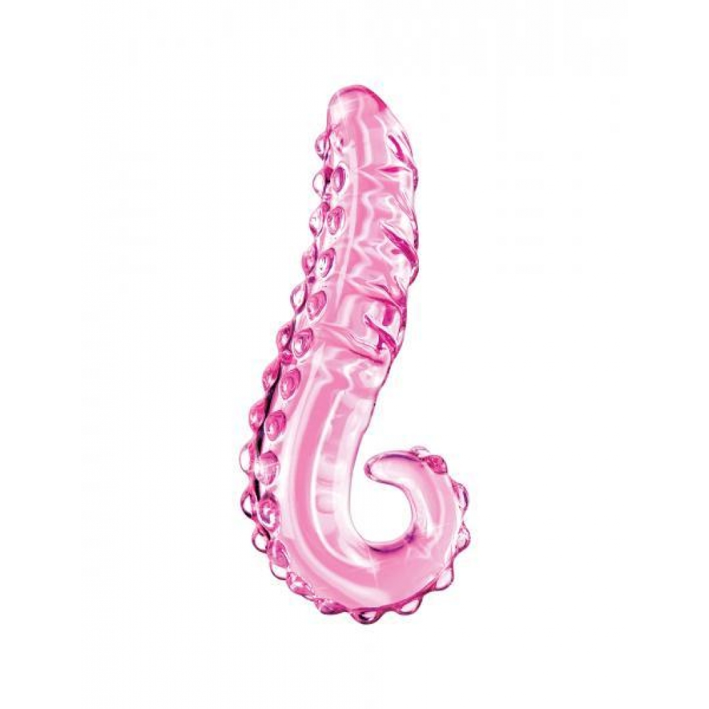 Icicles No 24 Glass Dong - 6 Inches - Pink