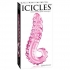 Icicles No 24 Glass Dong - 6 Inches - Pink