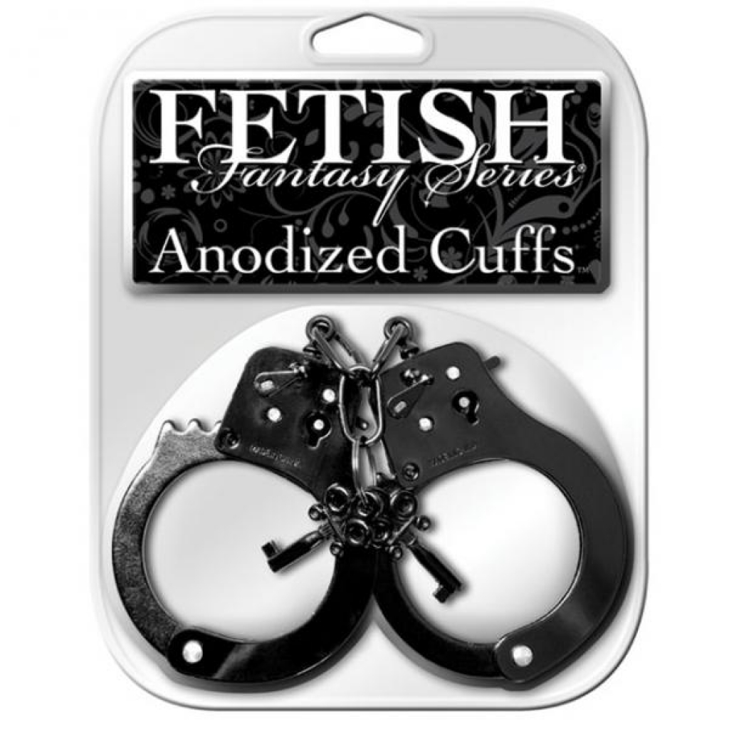 Fetish Fantasy Anodized Cuffs - Black