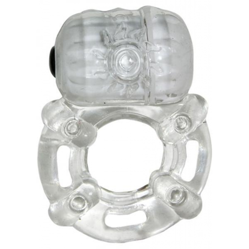 Crystal Pulsating Erection Keeper - Clear 