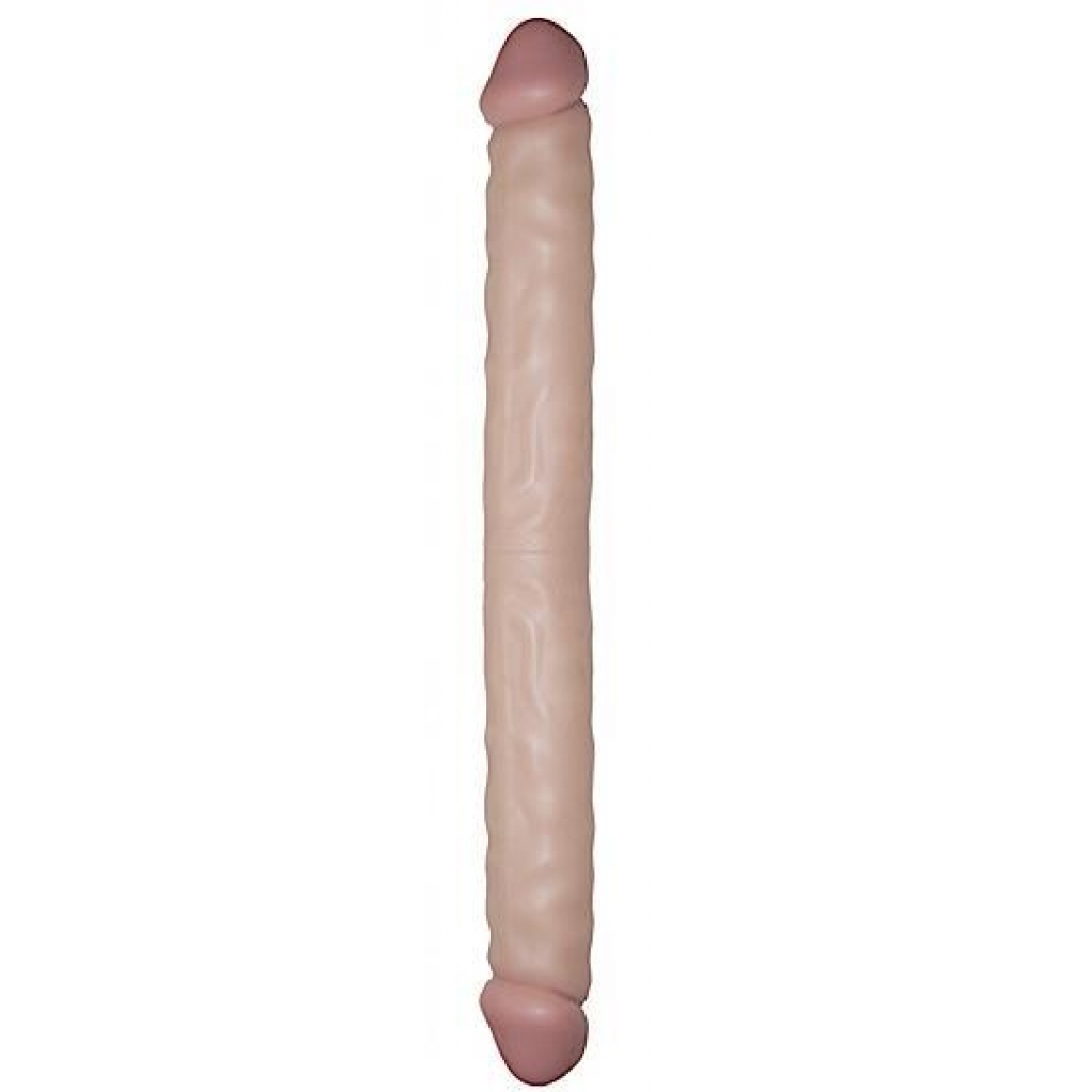 Real Skin All American Whoppers Double Dong - Beige - 18 inches