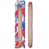 Real Skin All American Whoppers Double Dong - Beige - 18 inches