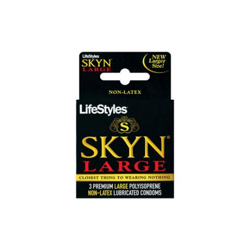 Lifestyles SKYN Large Polyisoprene Condoms (3 Pack) - Non-Latex Comfort