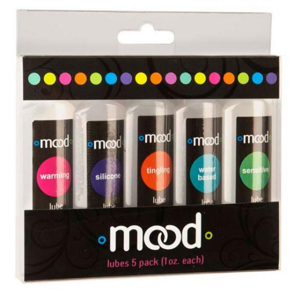 Mood Lube Variety Pack: 5 Different 1 Oz Bottles