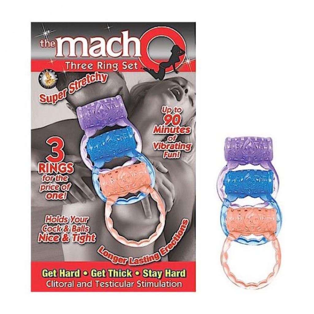 Macho Three Ring Set - Assorted