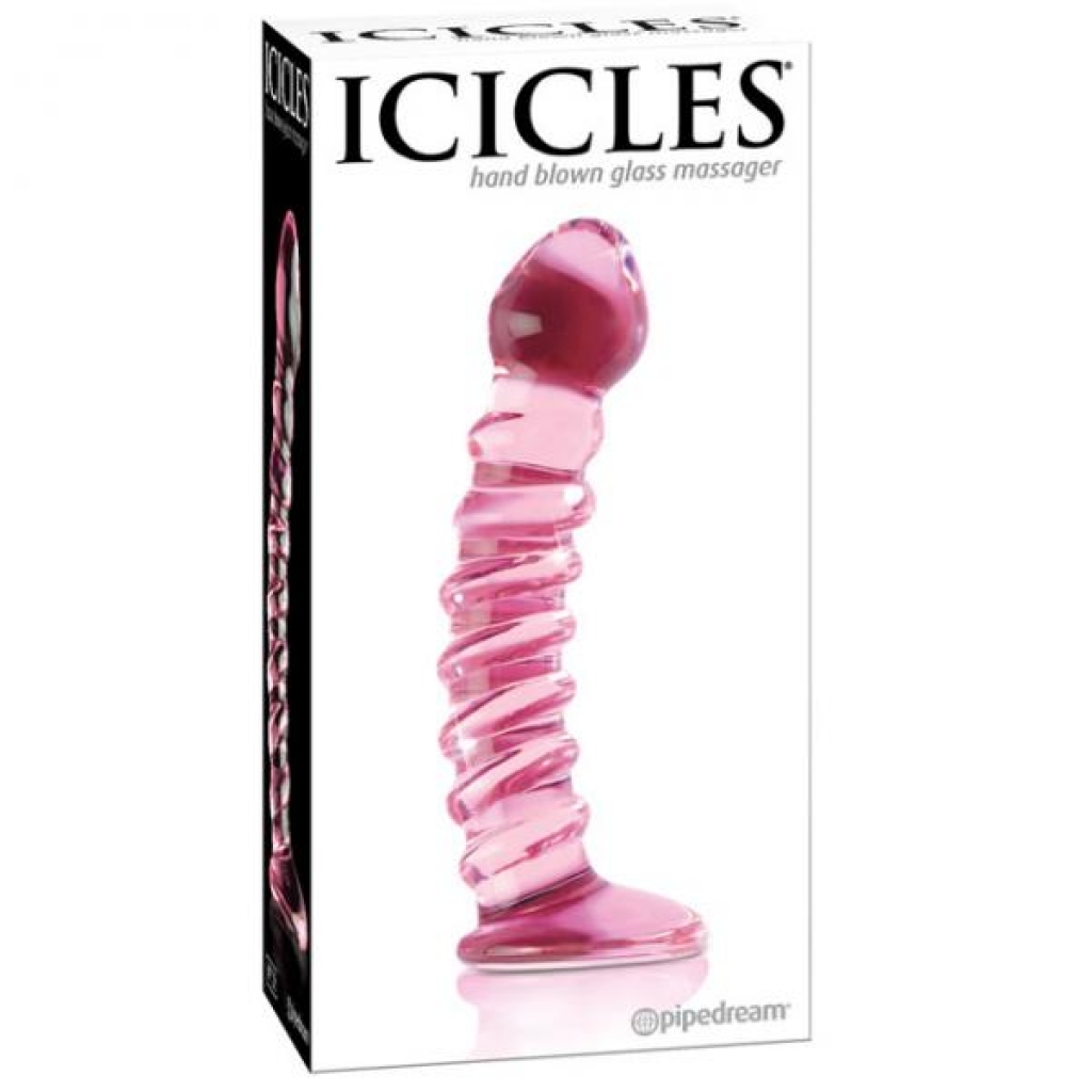 Icicles No. 28 Pink Glass Massager