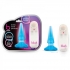 Basic Anal Pleaser Vibrating Plug - Blue S/M