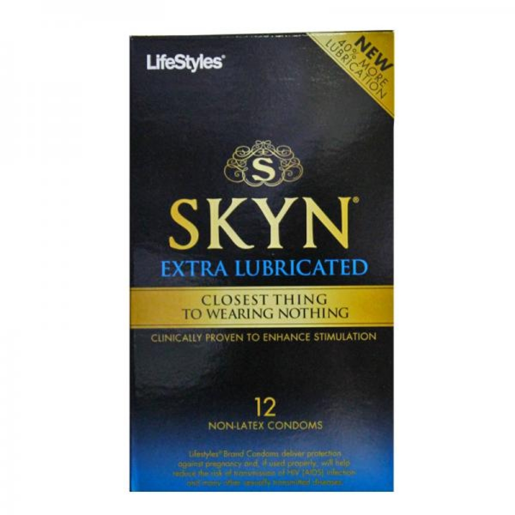 Lifestyles Skyn Extra Lubricated Condoms - 12 Pack