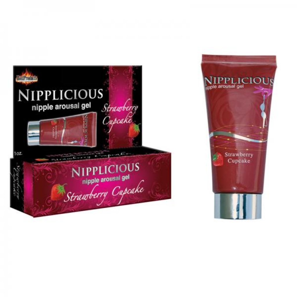 Nipplicious Arousal Gel - Strawberry 1oz Tube