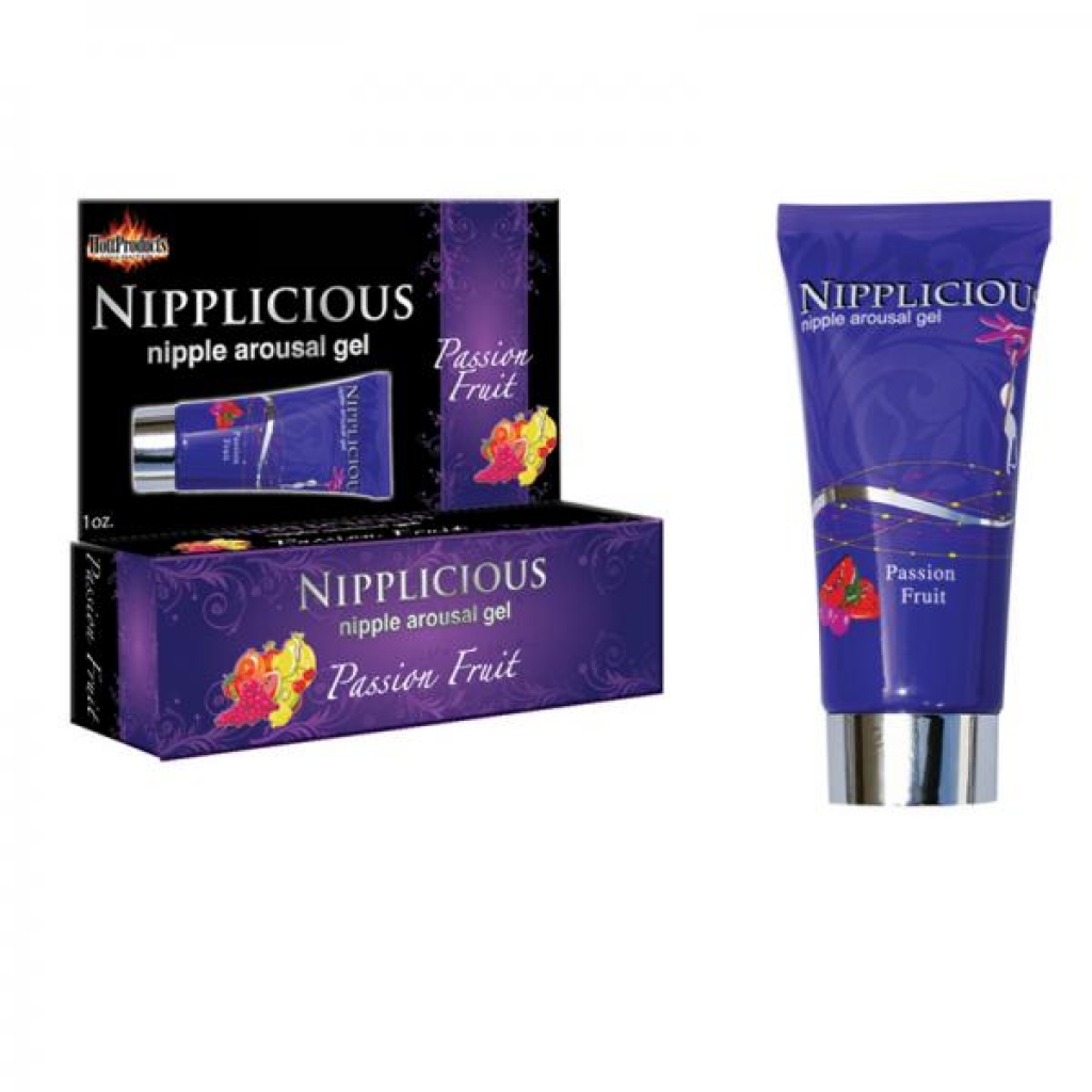 Nipplicious Passion Fruit Arousal Gel - 1oz Tube