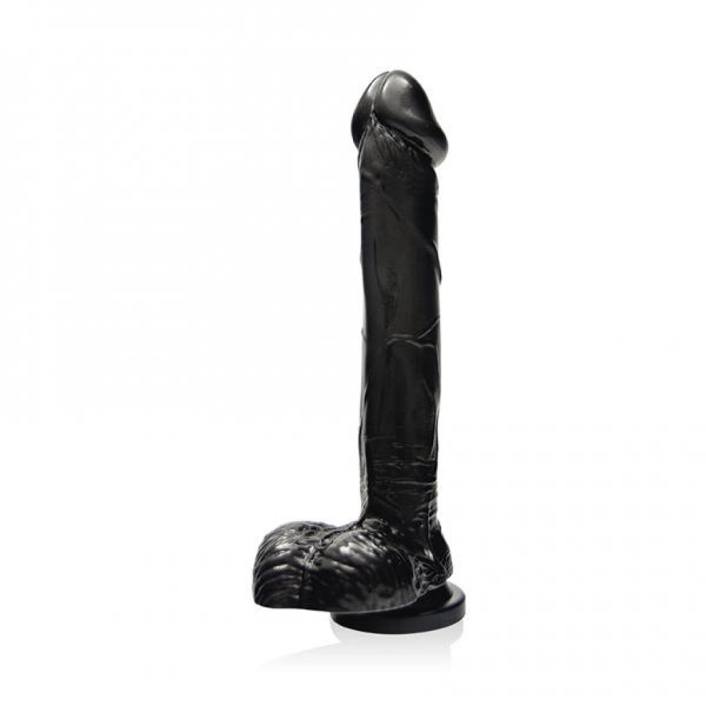 9 Inch Cock with Balls & Suction Cup - Black