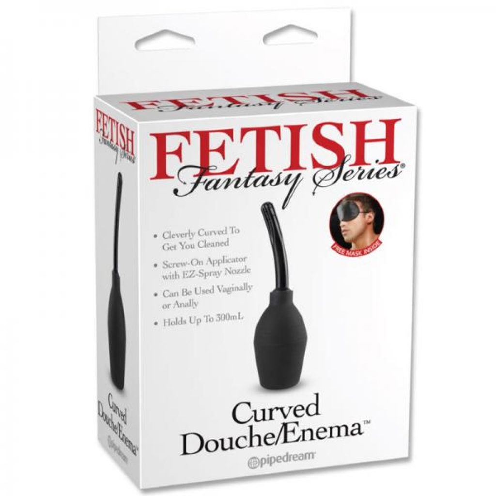 Fetish Fantasy Curved Douche/enema Black