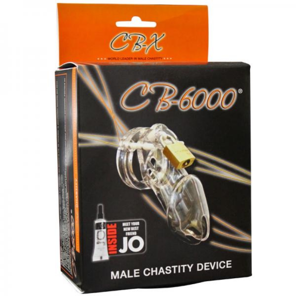 CB-6000 Clear Male Chastity Device