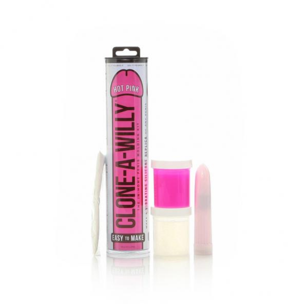 Clone-A-Willy Hot Pink Kit Vibrator Dildo