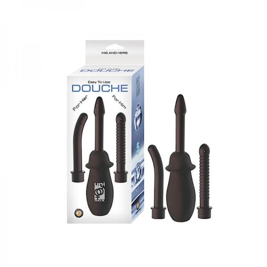 Comfortable Unisex Douche System - Black