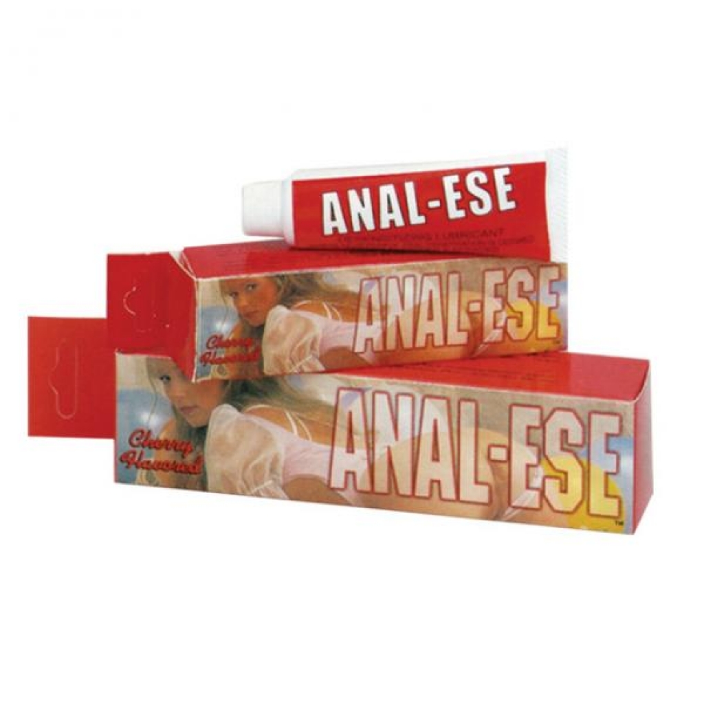 Anal Ese Cream Desensitizing Lubricant Cherry 1.5oz - Pleasure Made Easy