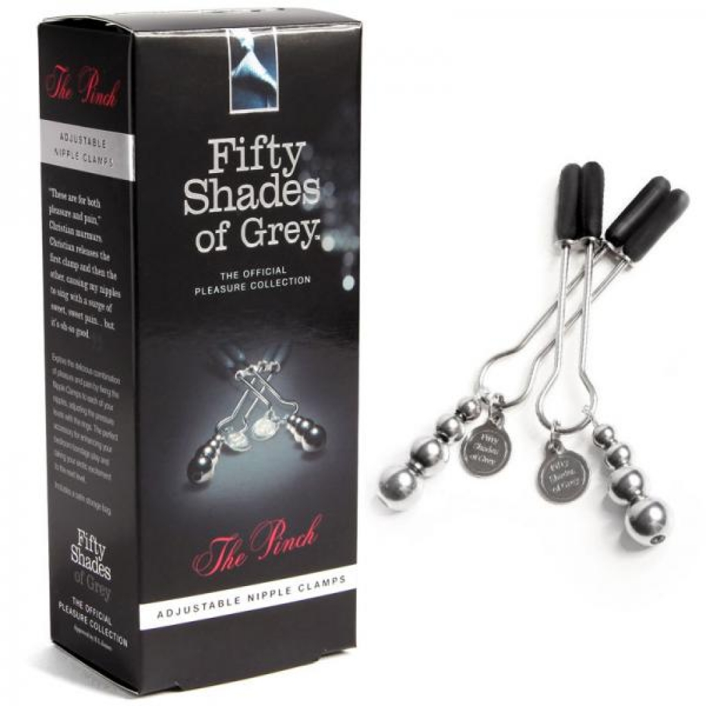 Fifty Shades The Pinch Nipple Clamps - Silver