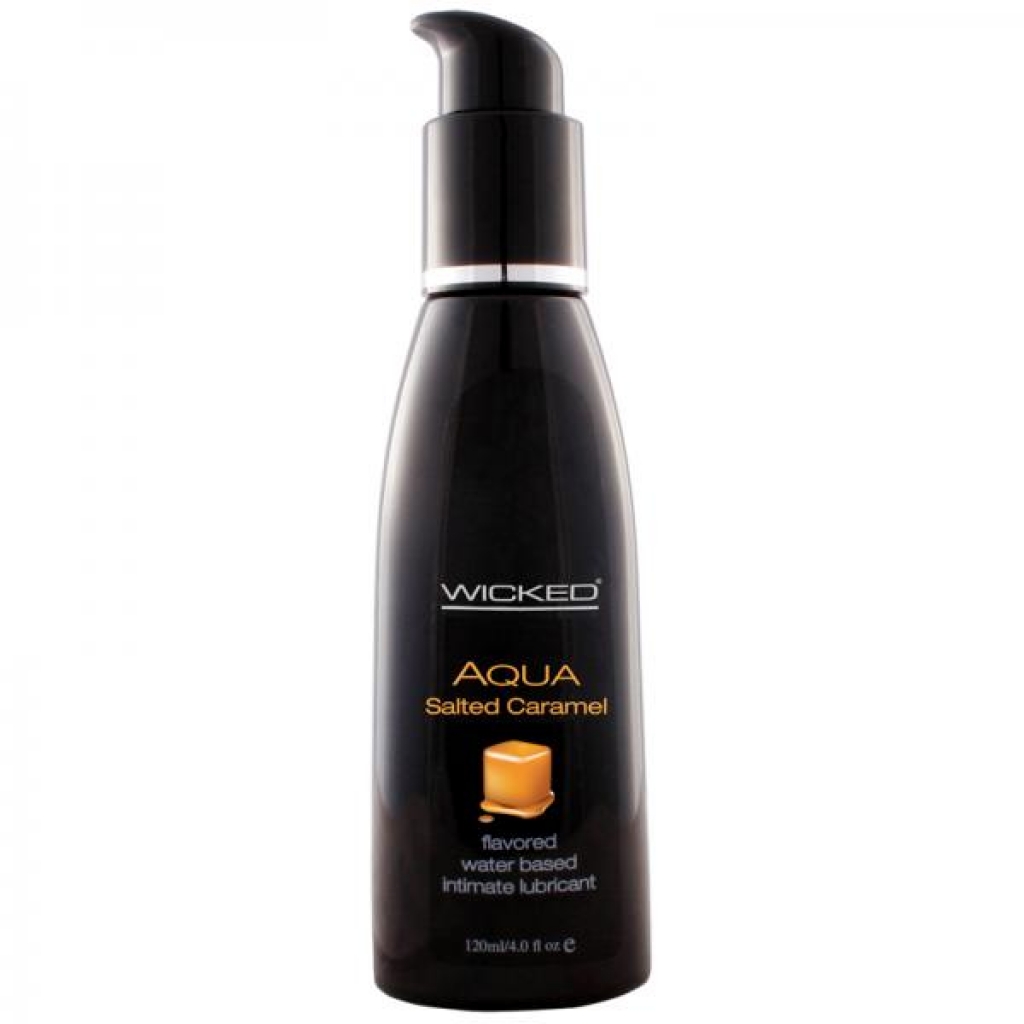 Wicked Aqua Salted Caramel Flavored Lubricant 4oz