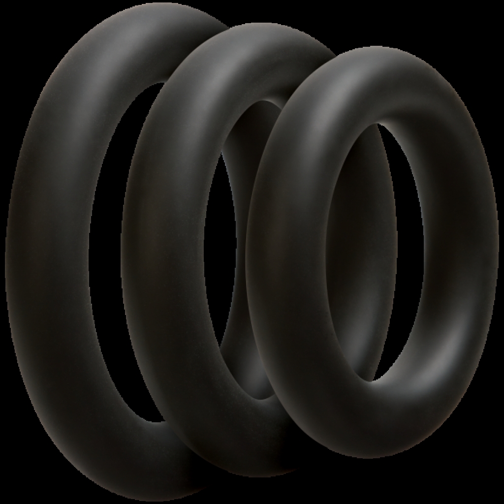 Optimale 3 C Ring Set - Thick Black