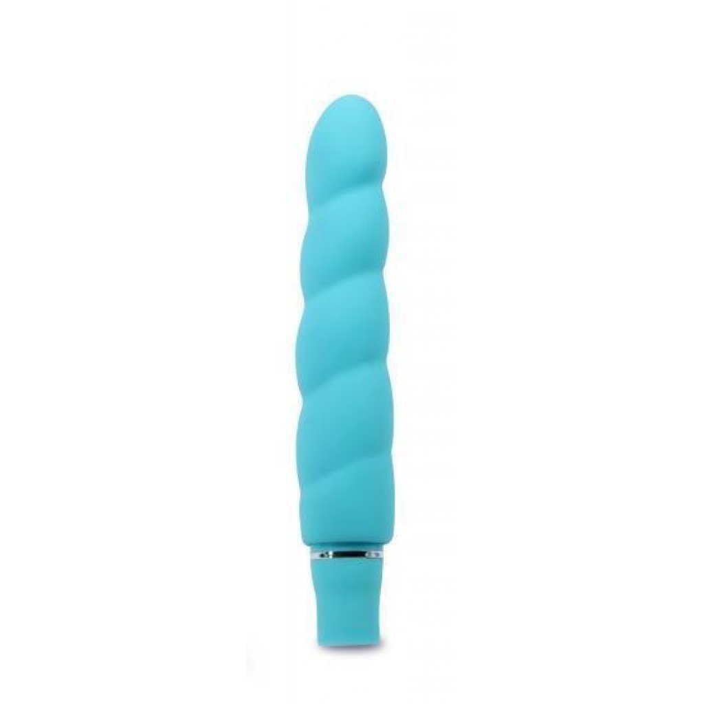 Anastasia Silicone 10 Speed Vibe - Aqua Blue