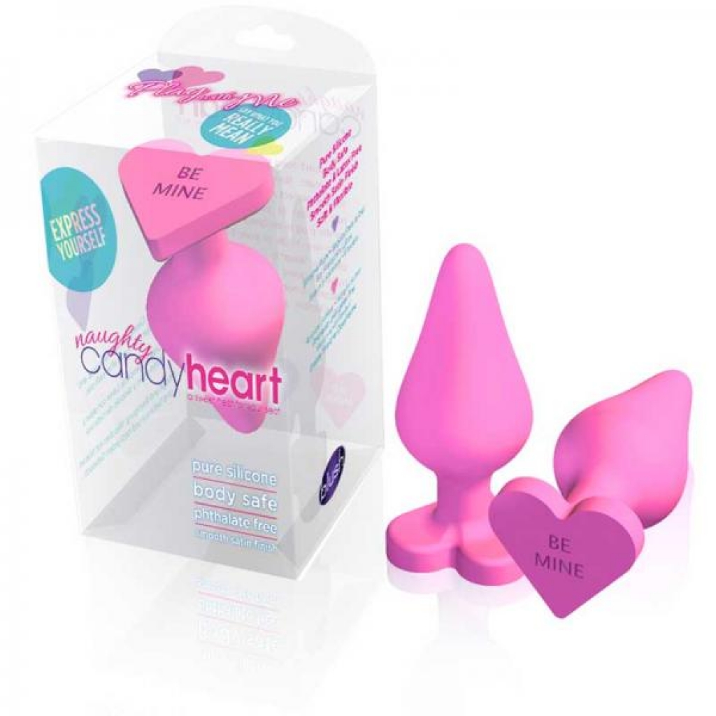 Naughty Candyheart Pink - Anal Plug