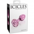 Icicles No. 48 Handcrafted Pink Glass Butt Plug