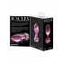 Icicles No. 48 Handcrafted Pink Glass Butt Plug