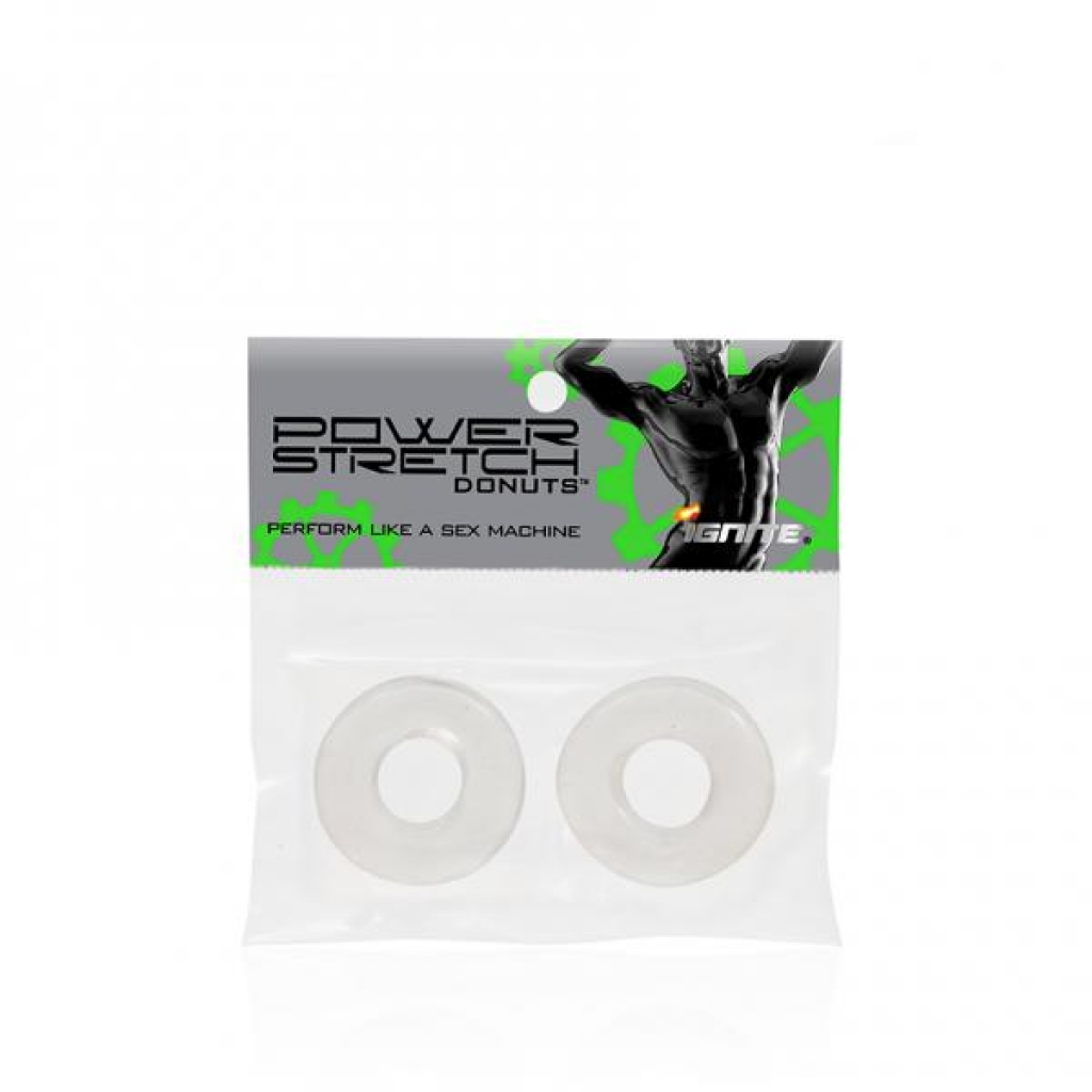 Thick Power Stretch Donuts - 2 Pack Clear