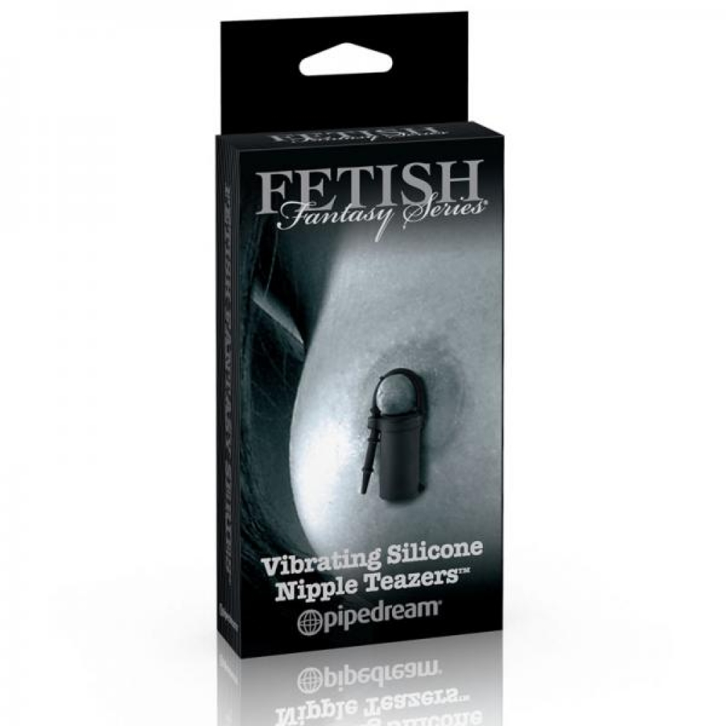 Fetish Fantasy Limited Edition Vibrating Silicone Nipple Teasers - Black