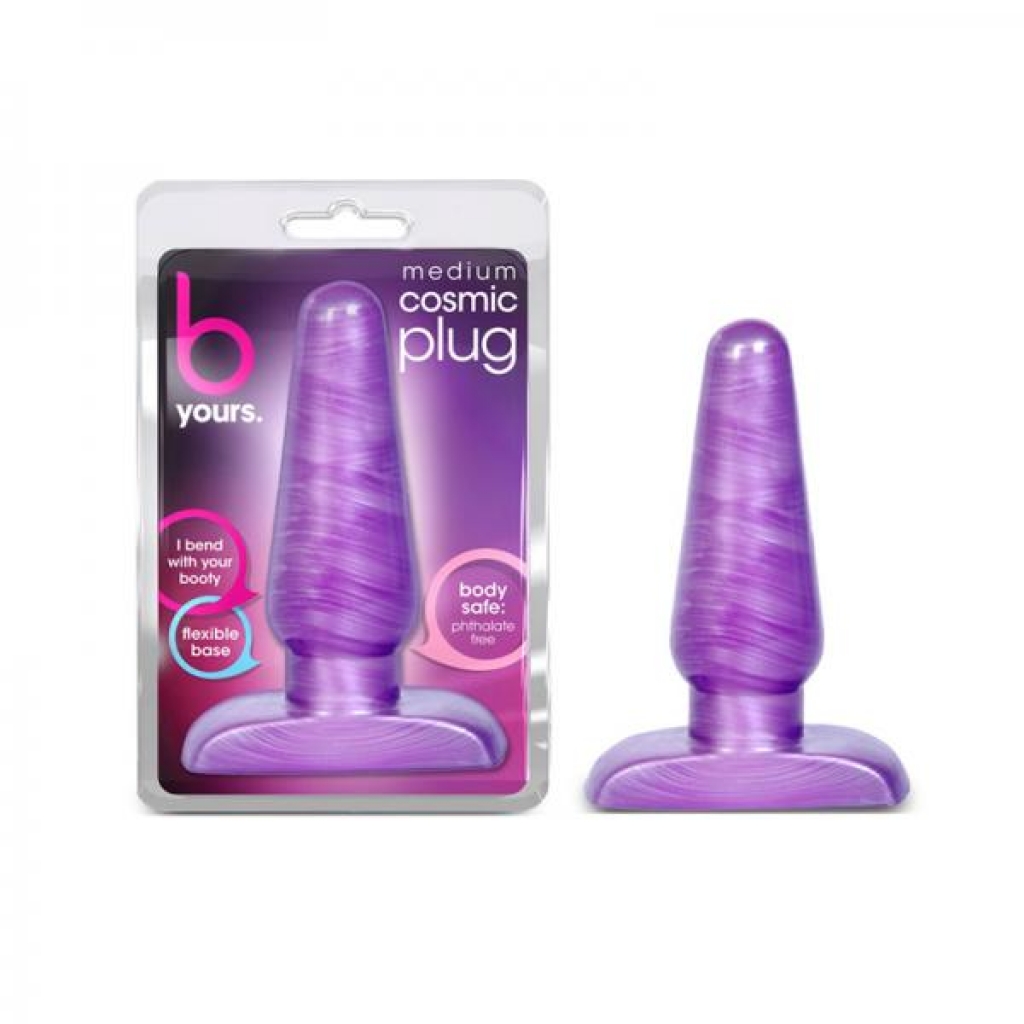 Blush B Yours Cosmic Plug - Medium Purple Swirl