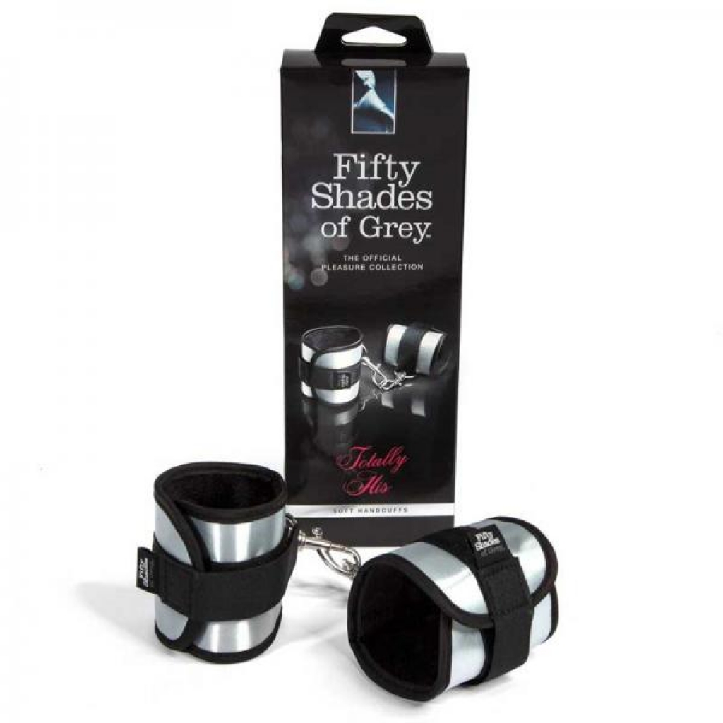 Fifty Shades Of Grey Soft Silver Handcuffs