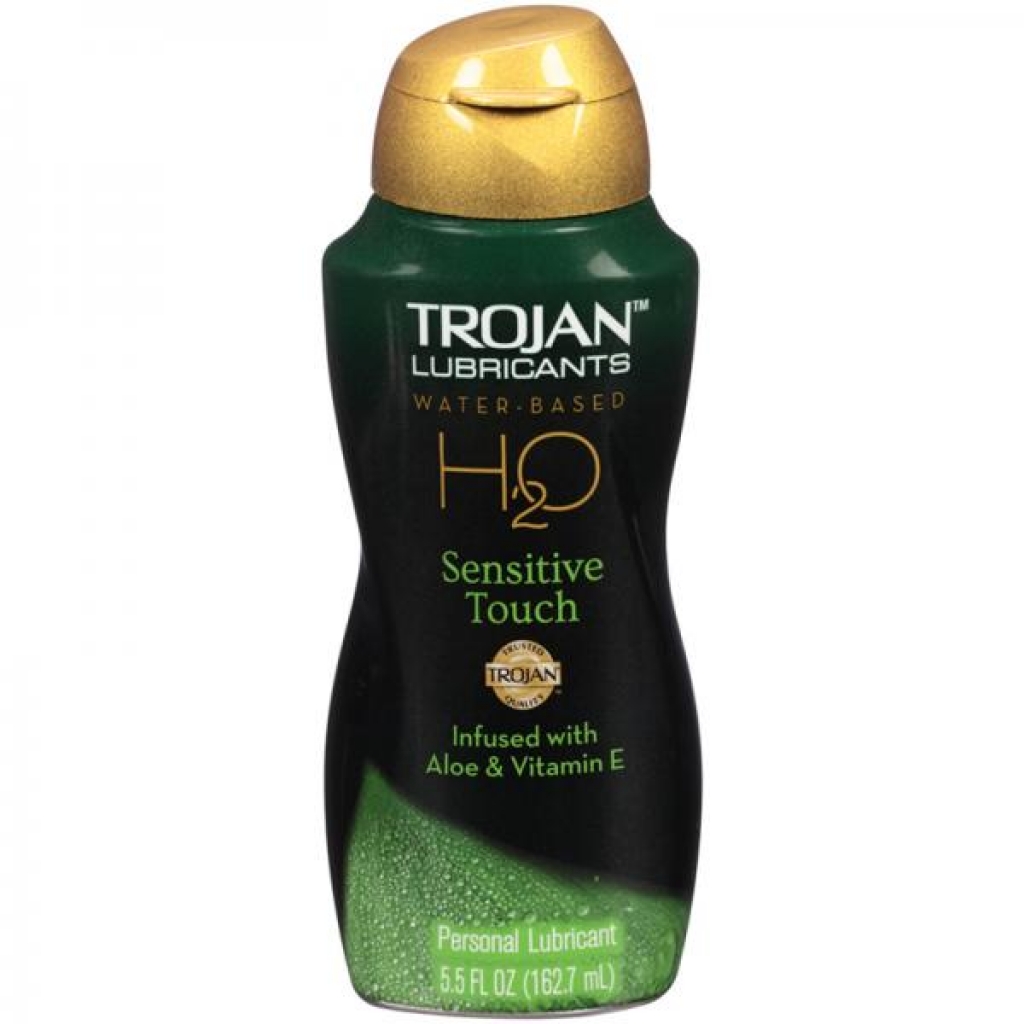 Trojan H2O Sensitive Touch Lubricant - 5.5 oz.