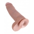 King Cock 12-Inch Cock with Balls – Beige