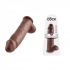 King C*ck 12 Inch Dildo - Brown