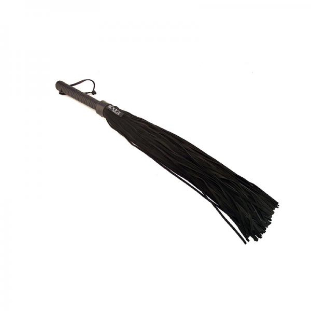 Rouge Long Suede Flogger - Black