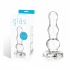 Graduated Glass Butt Plug - Clear 4 Inches