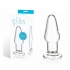 Glas 3.5 inches Glass Butt Plug - Clear