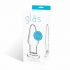 Glas 3.5 inches Glass Butt Plug - Clear