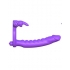 Fantasy C-Ringz Silicone Double Penetrator Rabbit - Purple