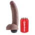 King Cock 9 inches Squirting Dildo – Brown