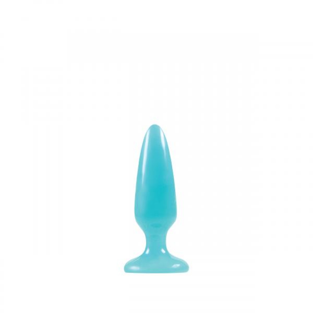 Firefly Small Glowing Pleasure Plug - Blue