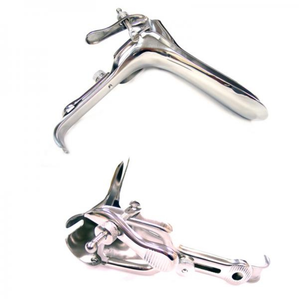 Rouge Stainless Steel Vaginal Speculum - Silver