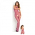 Quarter Crochet Net Bodystocking - Purple O/S