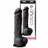 Colours Pleasures 8 Inch Silicone Dildo - Black