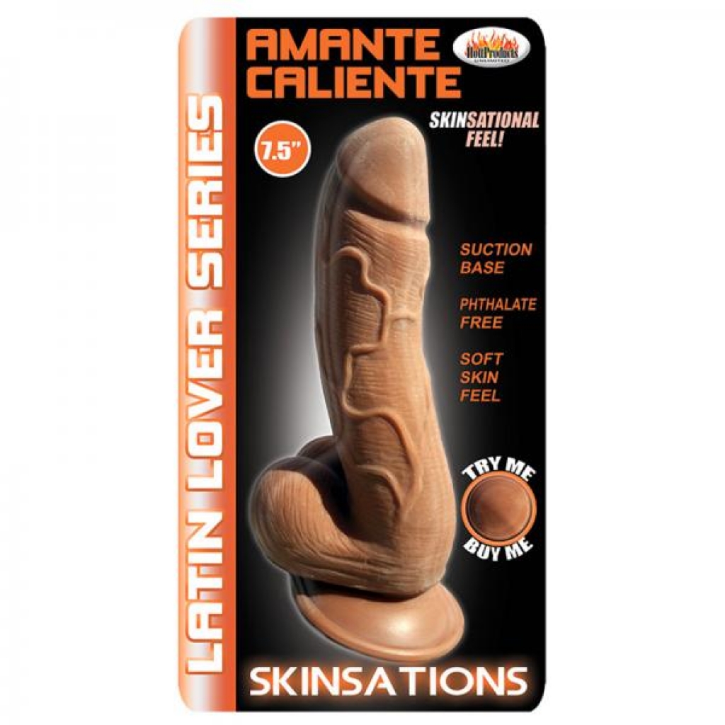 Skinsations Latin Lover Amante Caliente 7.5 Inches Tan