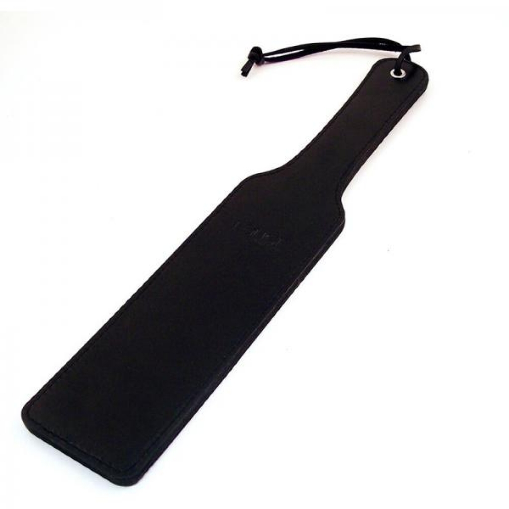 Rouge Long Leather Paddle - Striking Black Design