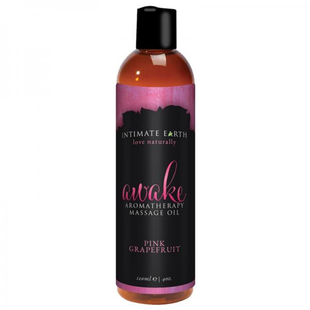 Intimate Earth Awake Massage Oil - 4oz