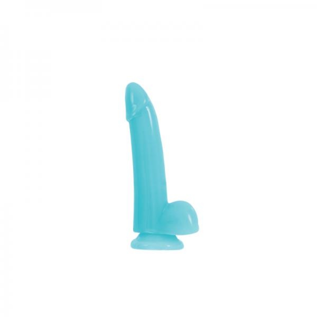 Firefly Smooth Glowing Dong - 5 inches Blue